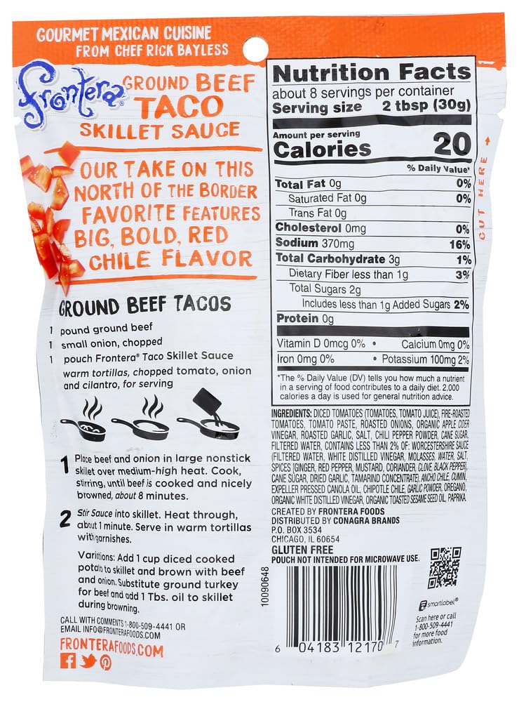 Frontera Texas Original Taco Skillet Sauce Each ( Per Order)