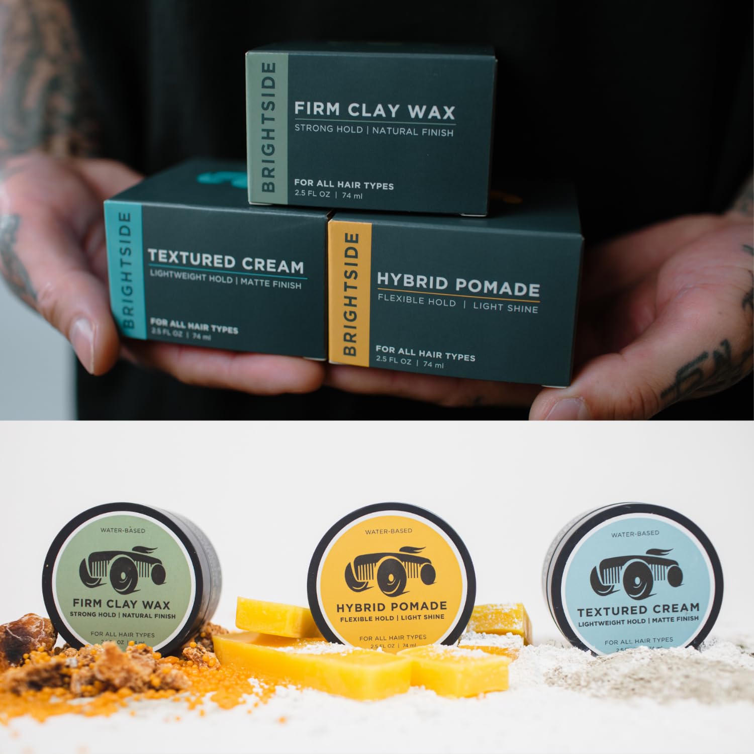 Textured Cream Lightweight Hold Matte Finish