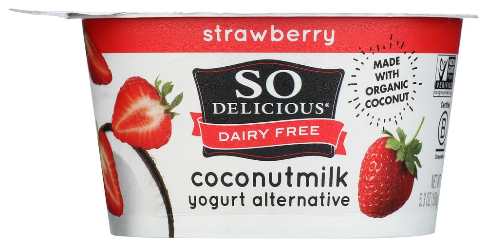 Coconut Strawberry Yogurt