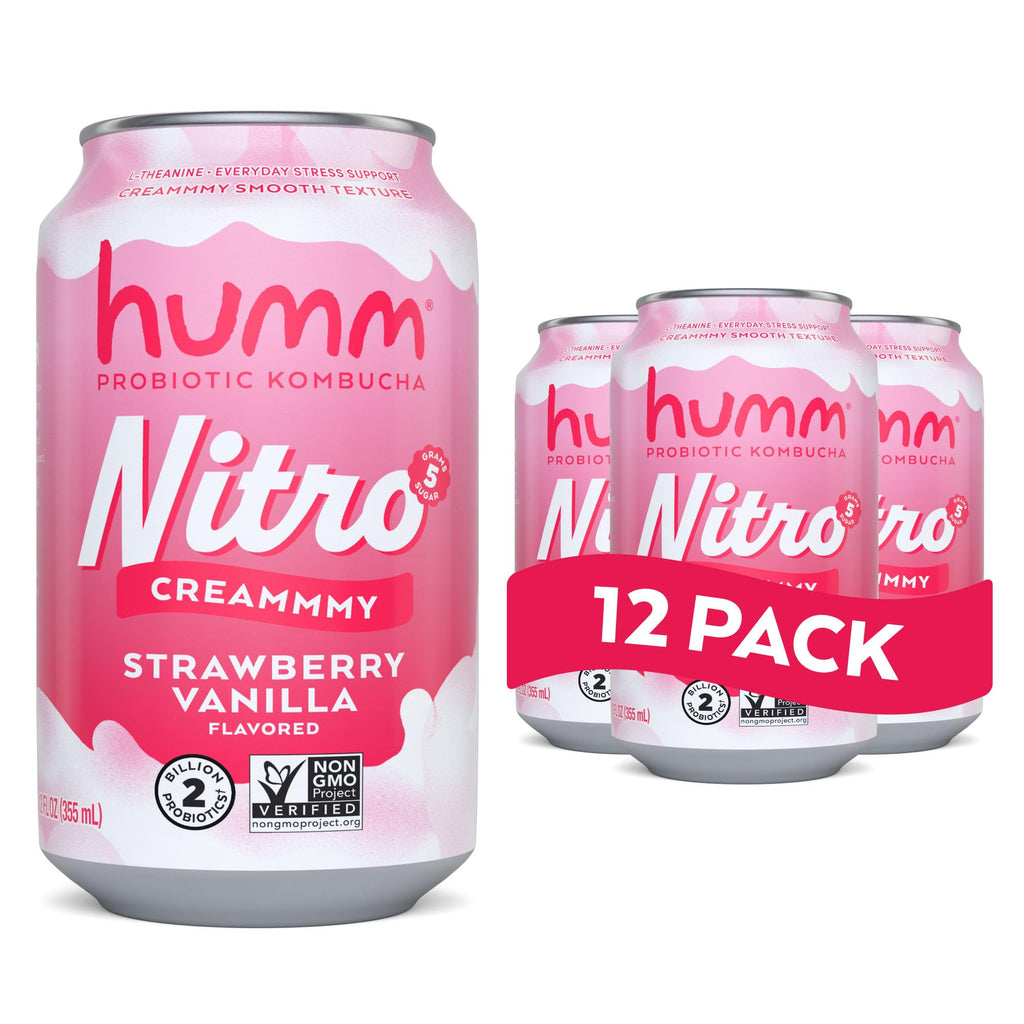 Creamy Smooth Probioitc Drink Sparkling Soda Nitro Kombucha