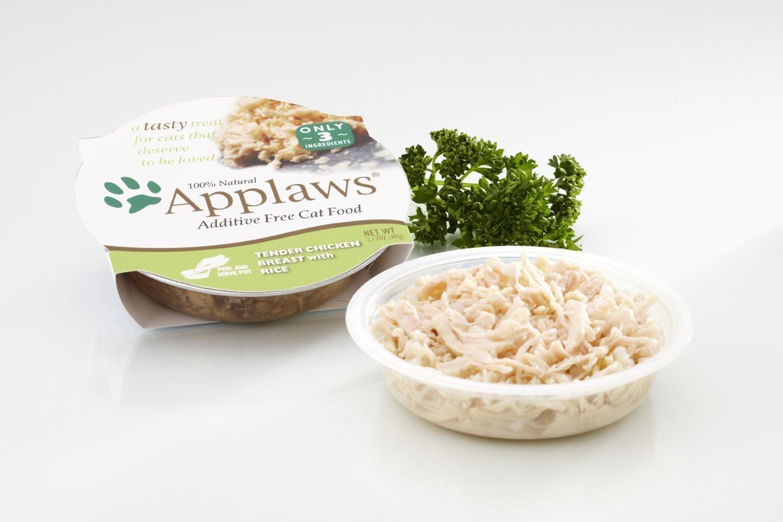 Cat Pots Tender Chicken Breasts with Rice Peel Top (18) Trays