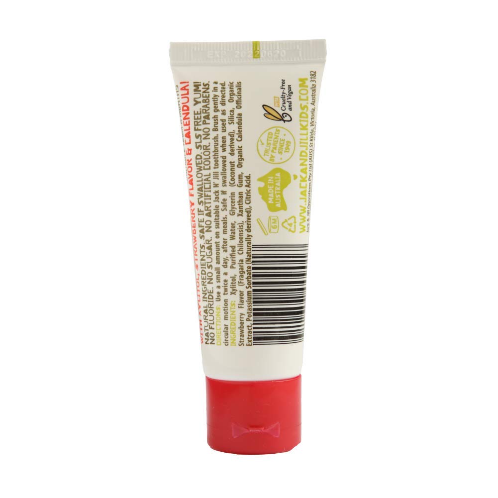 Natural Toddler Toothpaste Fluoride Training For Toddlers 1-3 40% Xylitol