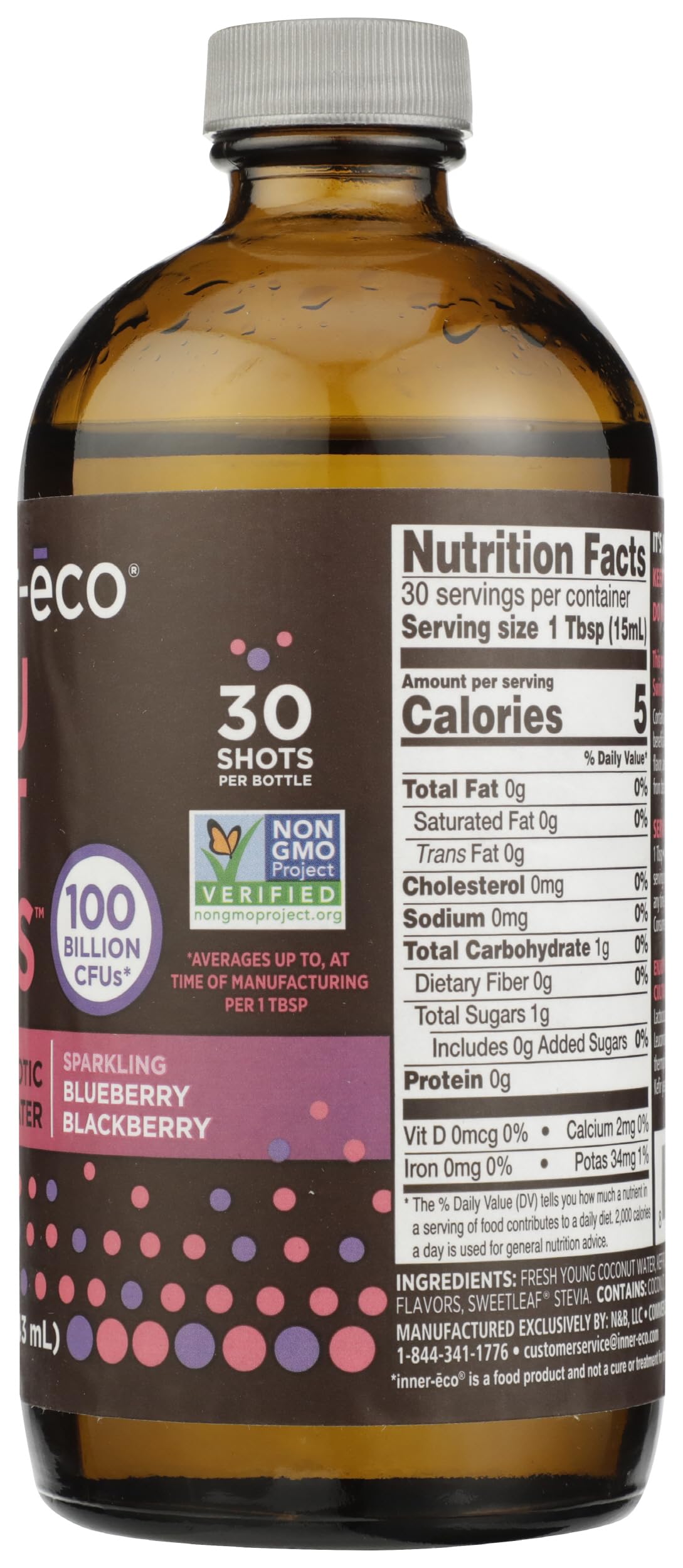Coconut Water Blueberry Blackberry
