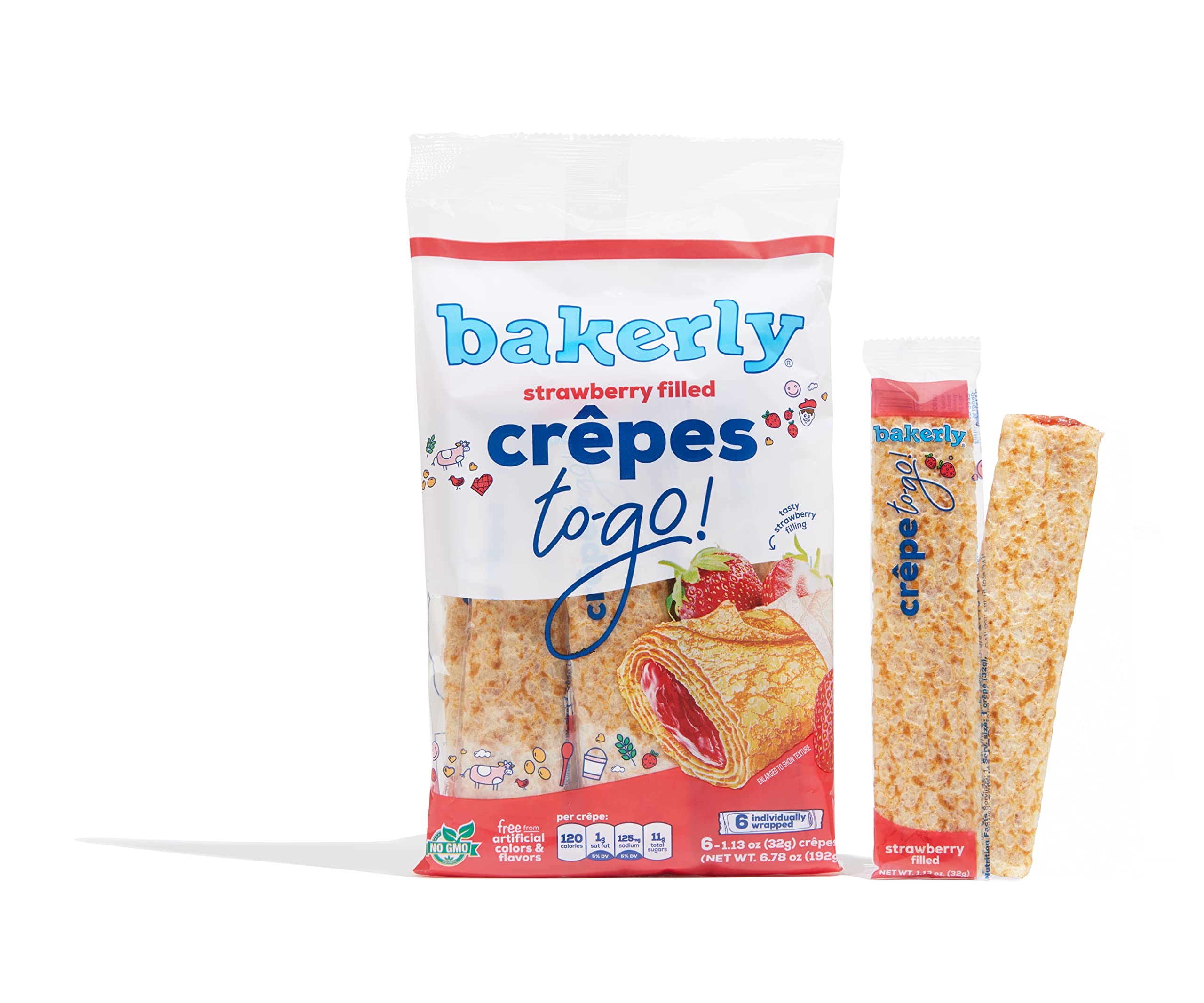 Strawberry Filled Crepes To Go! 6-Count