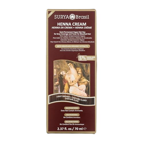 Henna Light Brown Cream Surya Nature Inc