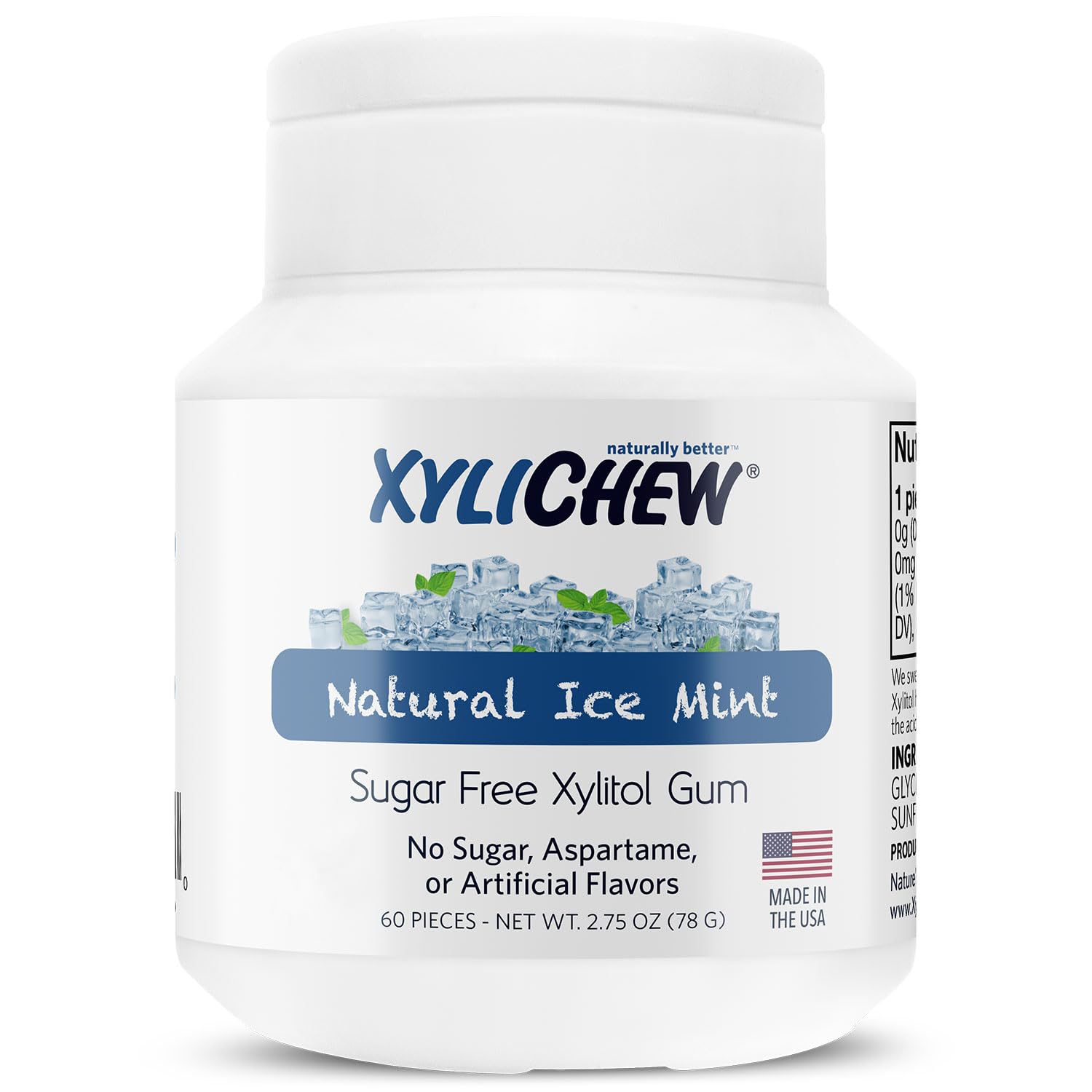 Xylitol Chewing Gum Jars Natural Oral Care