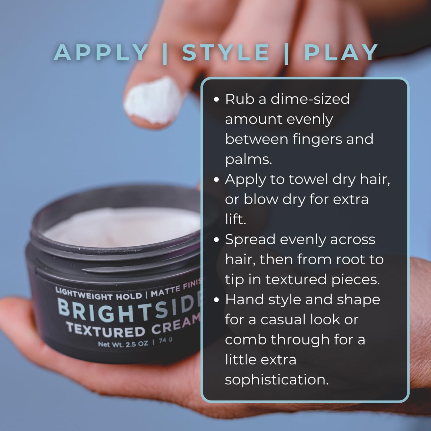 Textured Cream Lightweight Hold Matte Finish