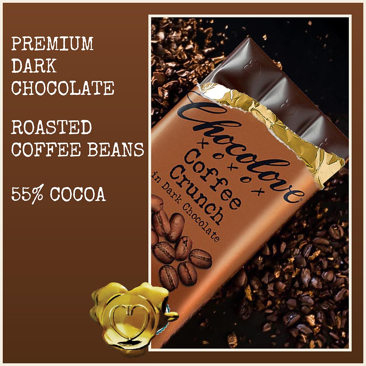 Almonds & Sea Salt Dark Chocolate Bars