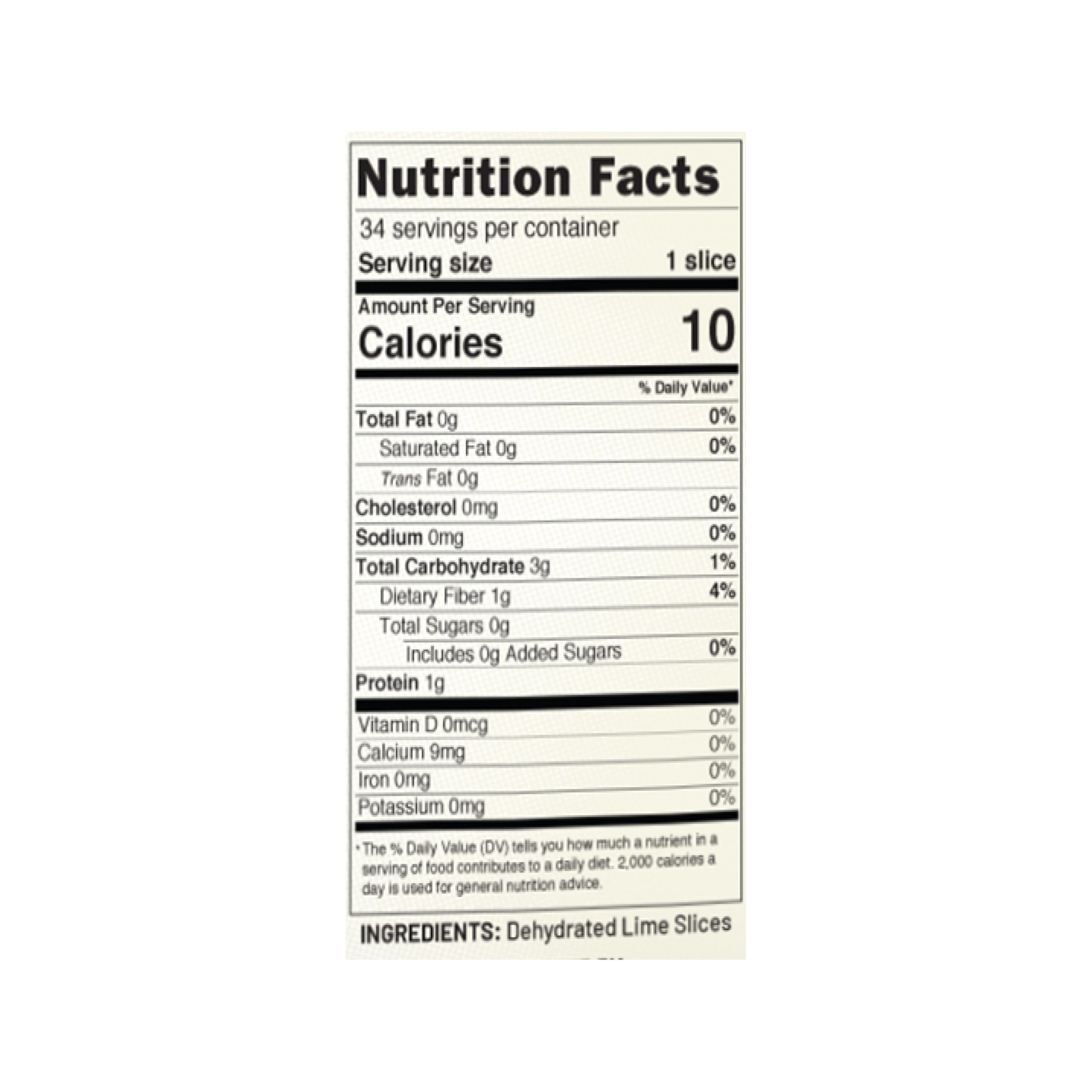 Dehydrated Lime Slices (2-Pack)