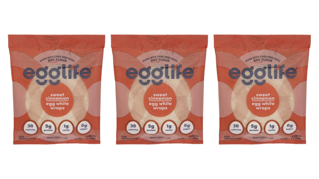 Egg Sweet Cinnamon White Wraps