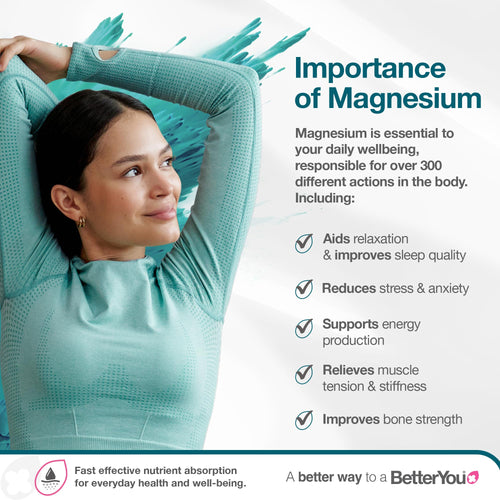 BetterYou Magnesium Mineral Bath Flakes Salts with Chloride Foot Or Body Soak Safe On Sensitive Skin