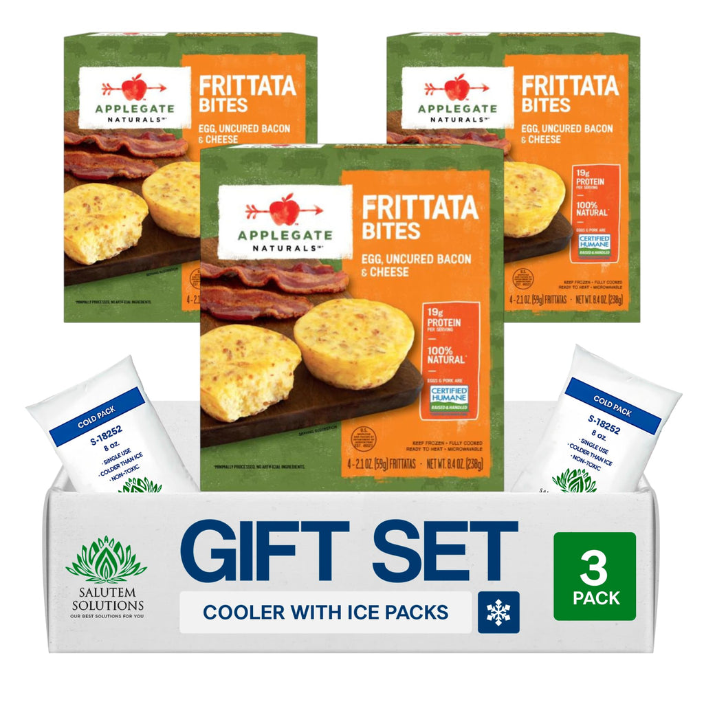 Gift Set – Egg and Cheese Breakfast – Applegate Naturals Frittata Bites (3-Pack)
