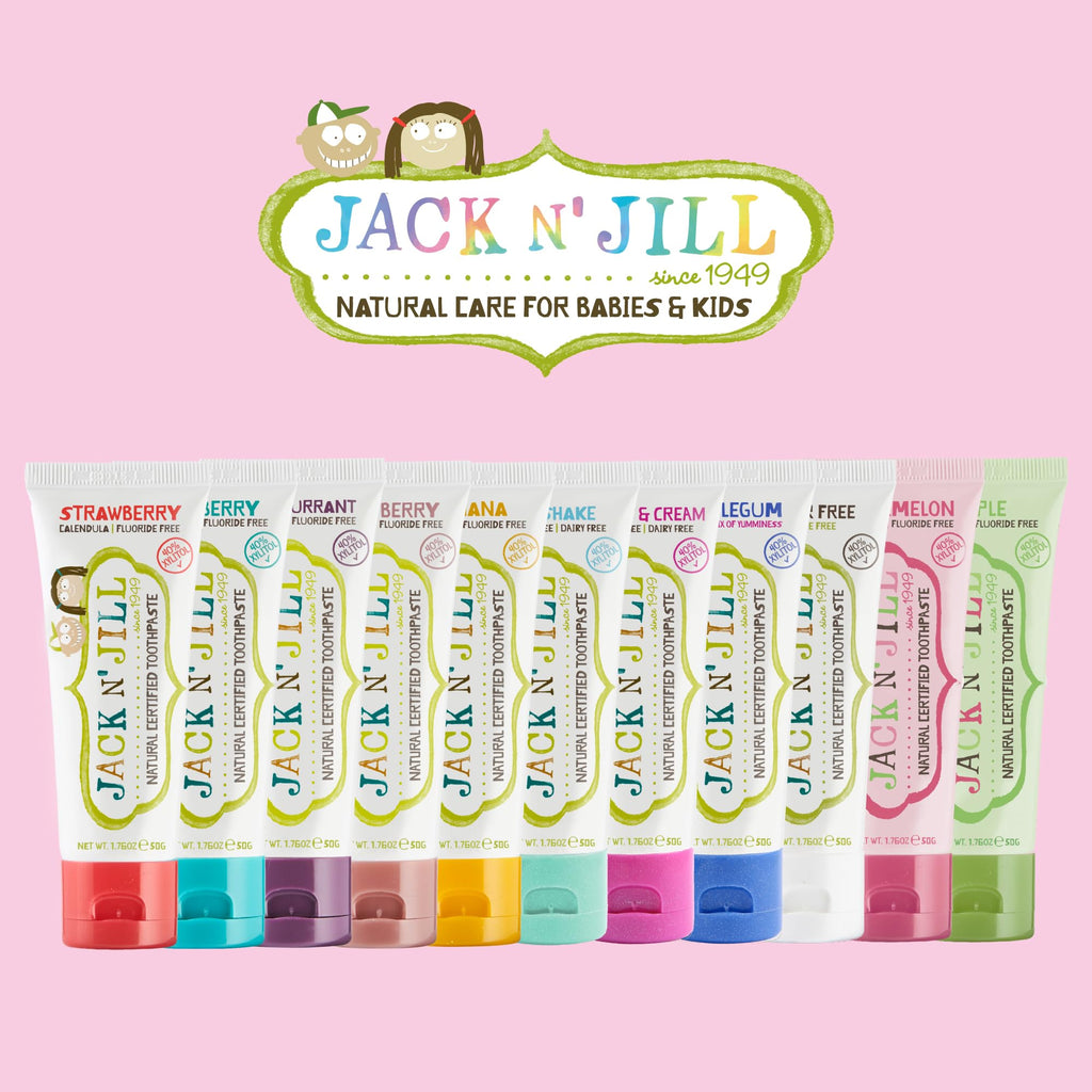 Natural Toothpaste For Kids Toddler (Baby Fluoride Training (Banana)