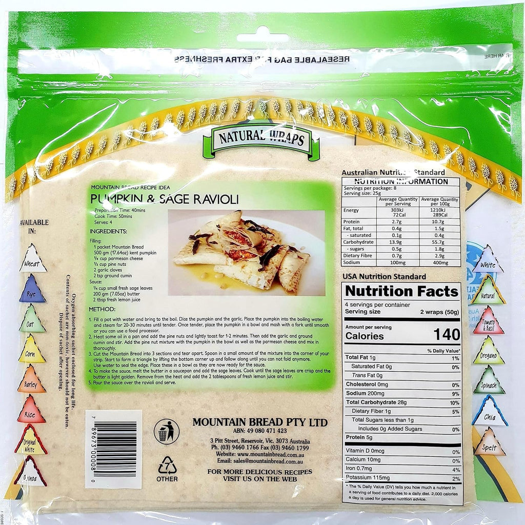 Wraps Paper-Thin Soft Flatbread