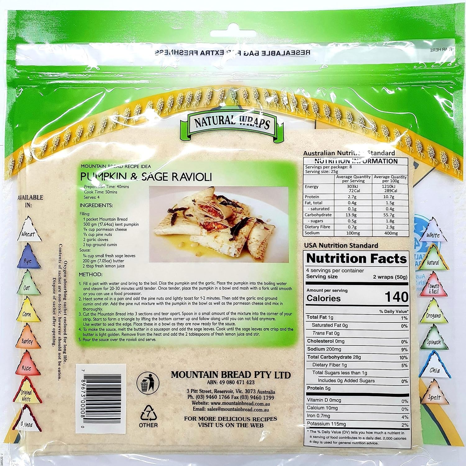 Wraps Paper-Thin Soft Flatbread
