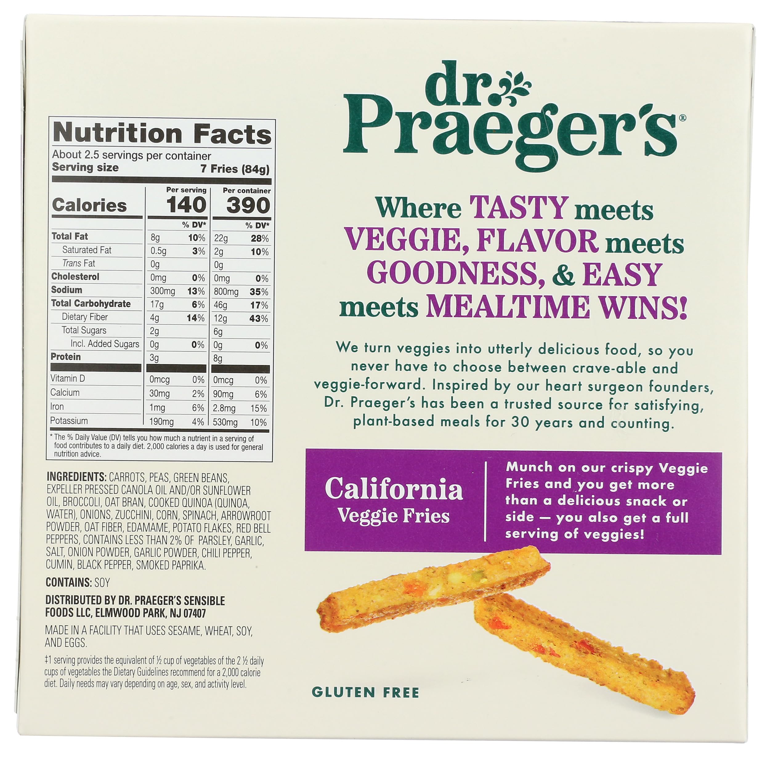 Dr Praegers California Veggie Fries