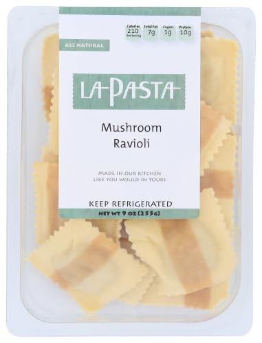 La Pasta Ravioli Mushroom Cheese