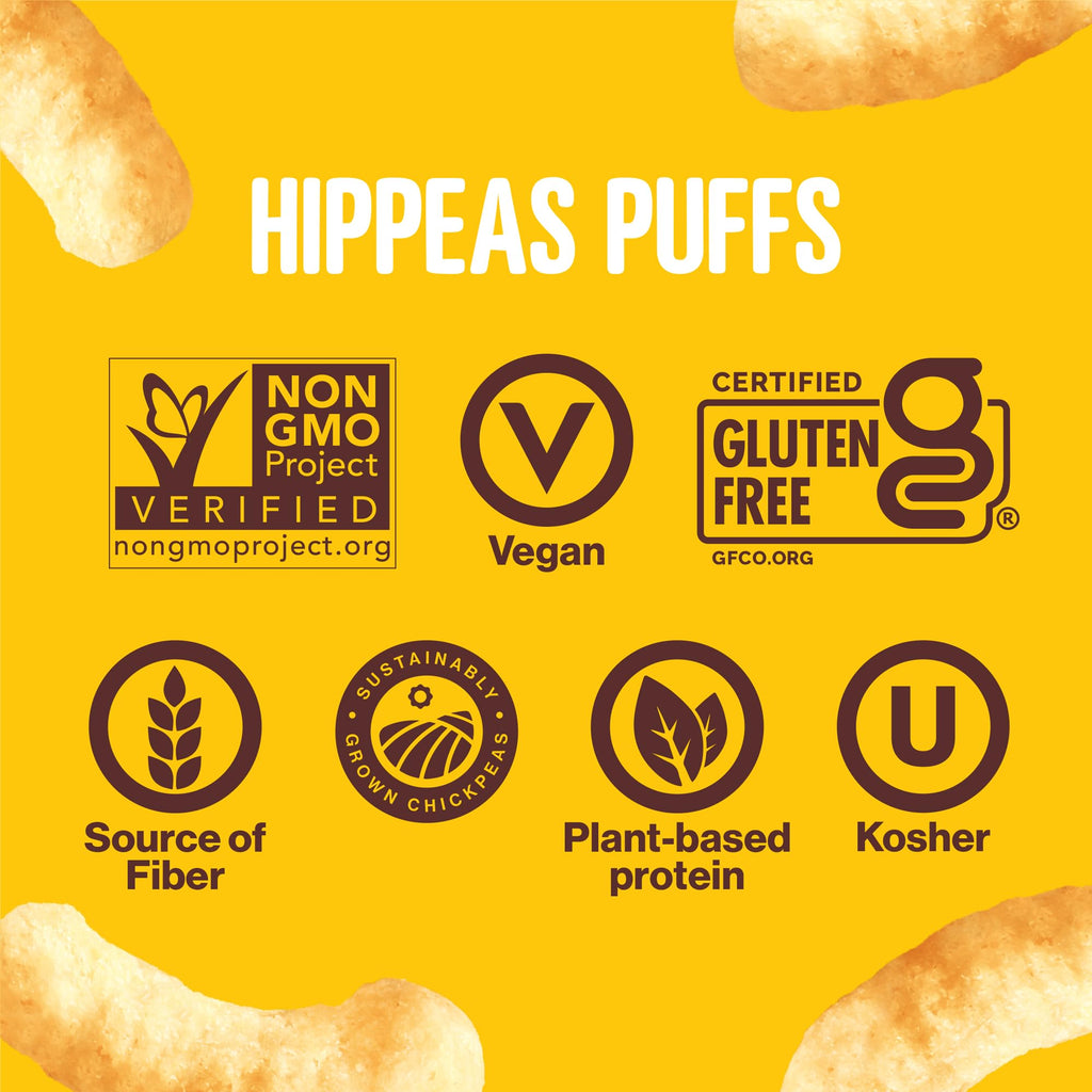White Cheddar Flavored Chickpea Puffs