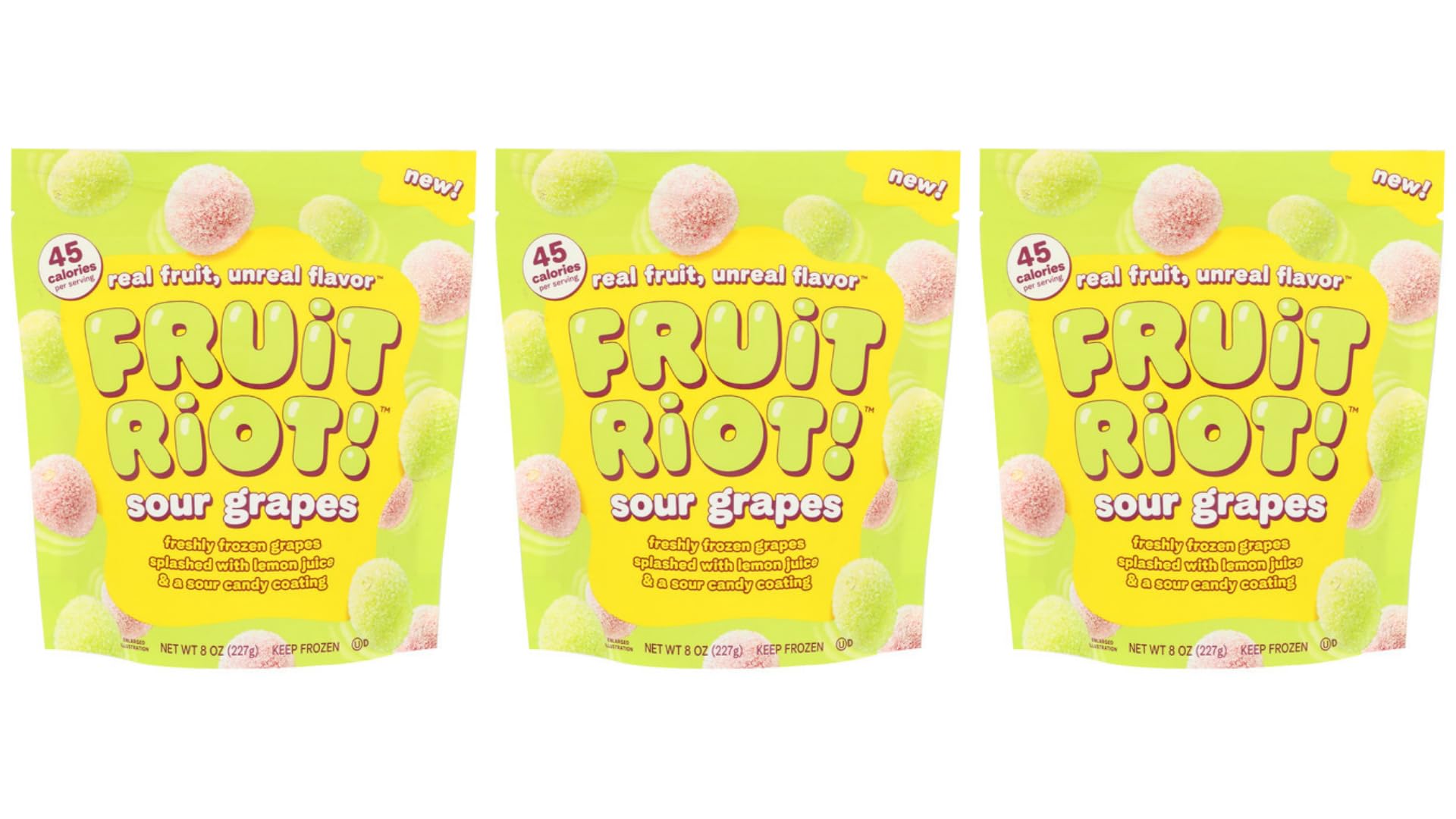Frozen Sour Grapes Candy