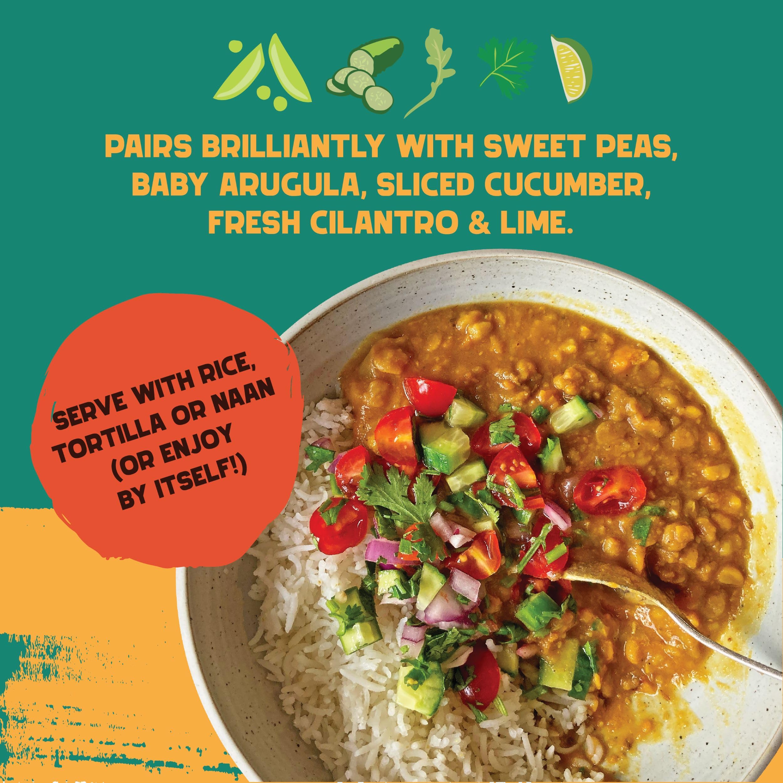 Heat and Eat Indian Prepared & Microwave Ready in 60 Seconds