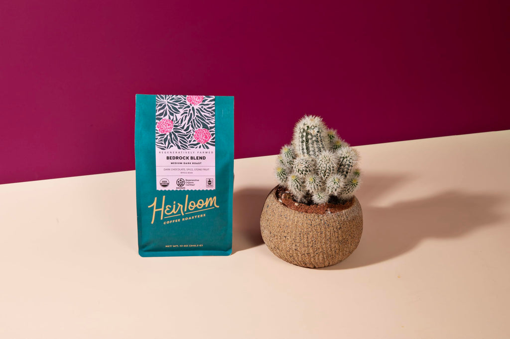 Bedrock Blend Medium/Dark Roast Whole Bean Regenerative Certified