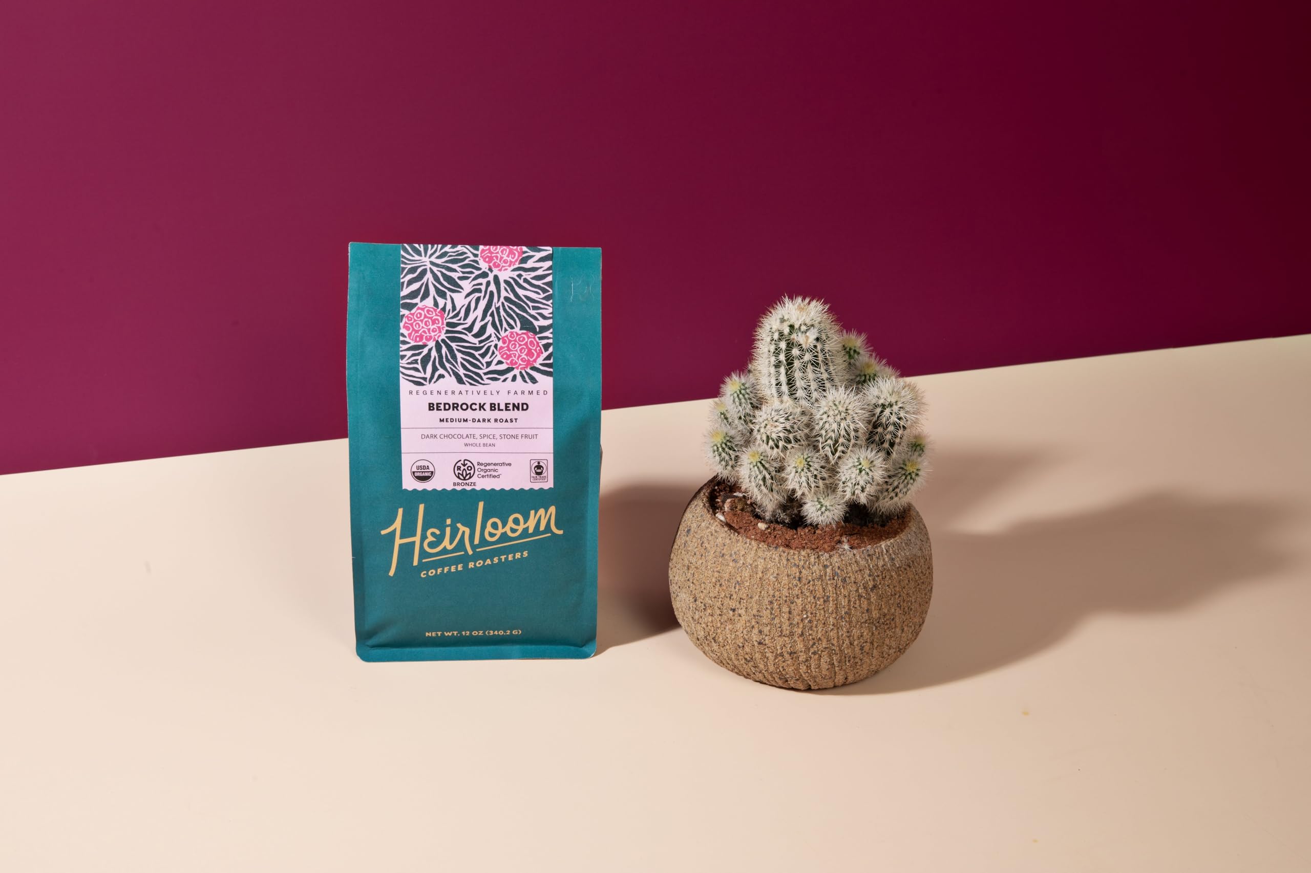 Bedrock Blend Medium/Dark Roast Whole Bean Regenerative Certified