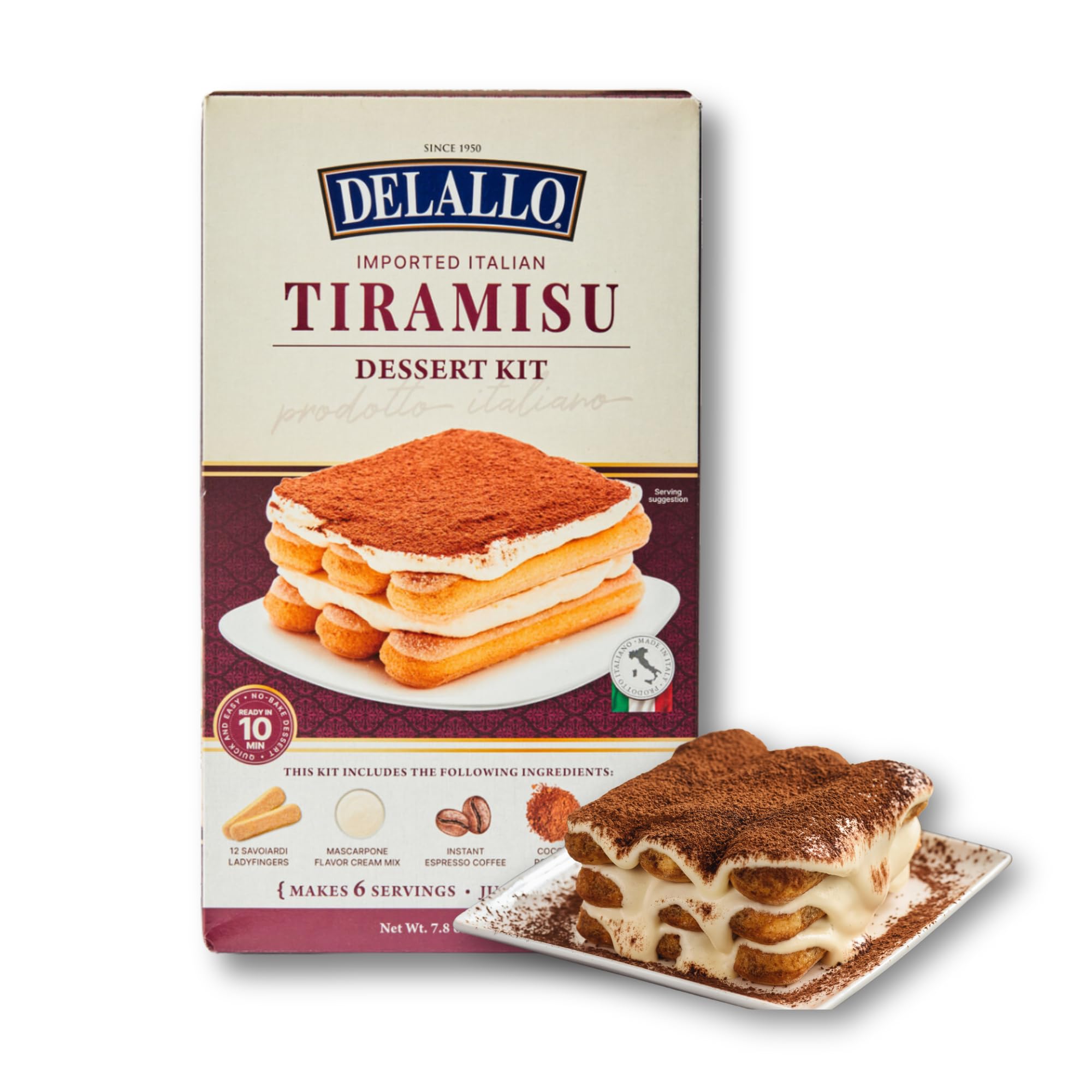 No-Bake Italian Dessert Mix Tiramisu Cake Kit