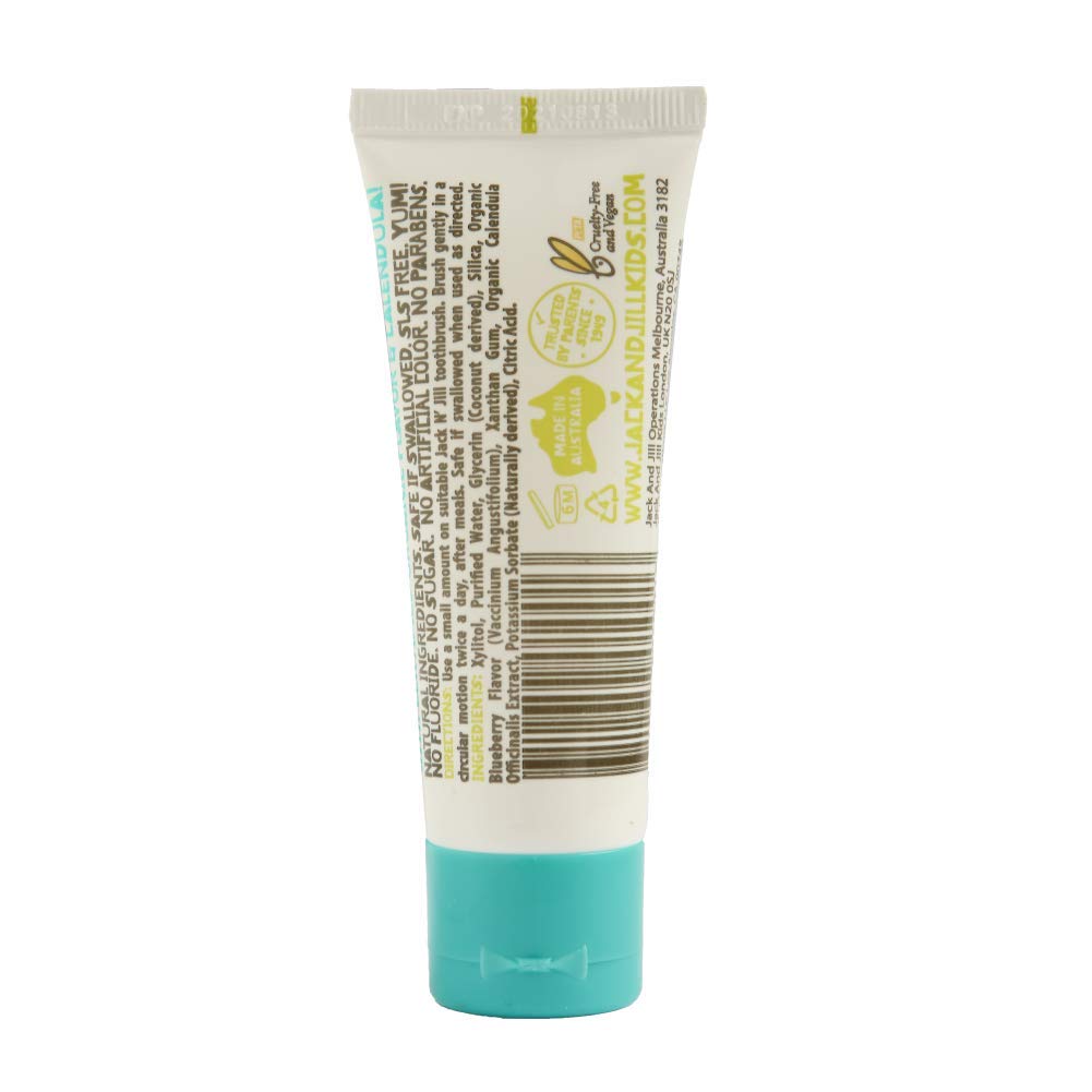 Natural Toddler Toothpaste Fluoride Training For Toddlers 1-3 40% Xylitol