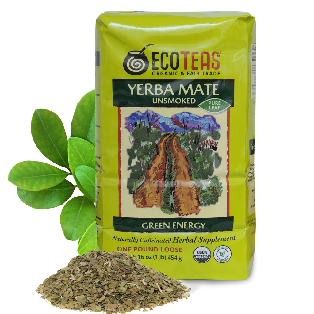 Organic Unsmoked Yerba Mate Tea Pure Loose Leaf