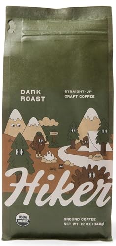 Hiker Coffee Dark Roast Ground Coffee