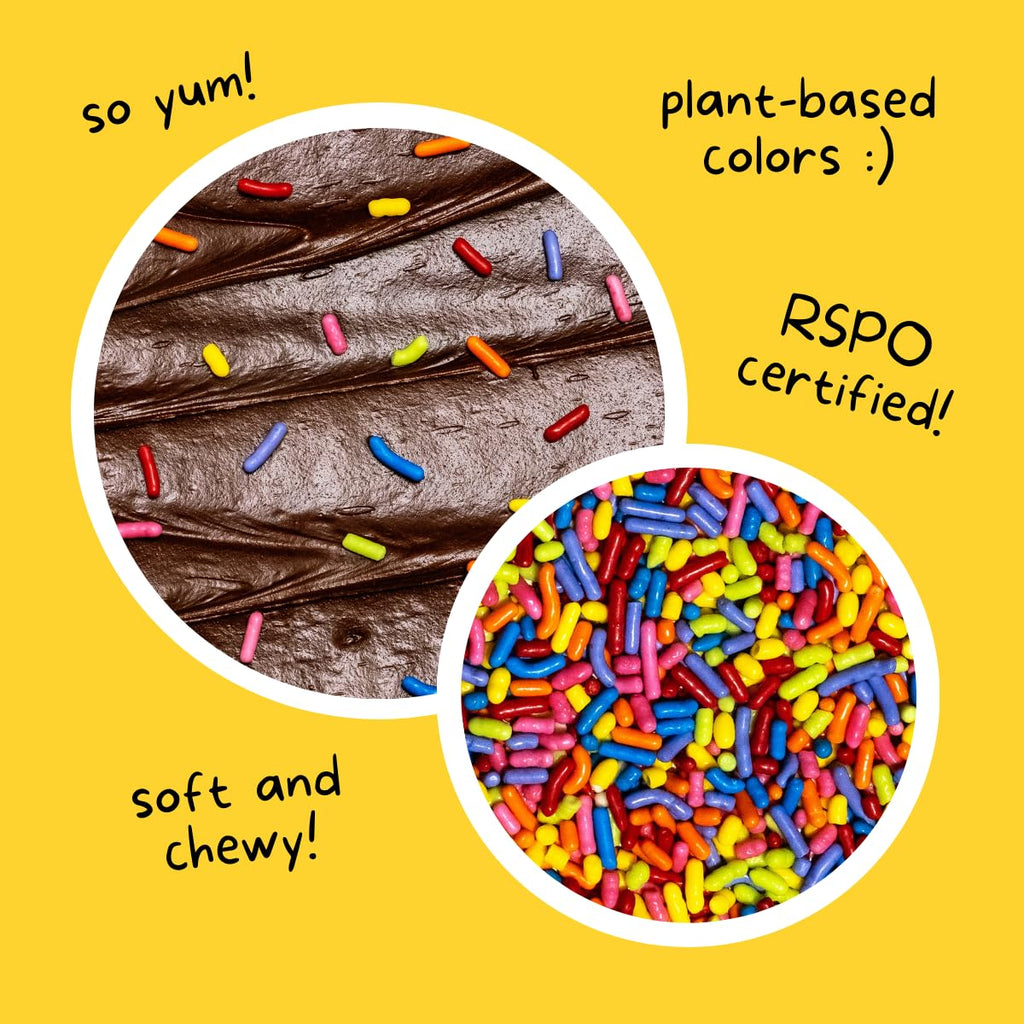Rainbow Softies Natural Sprinkles Artificial Dyes