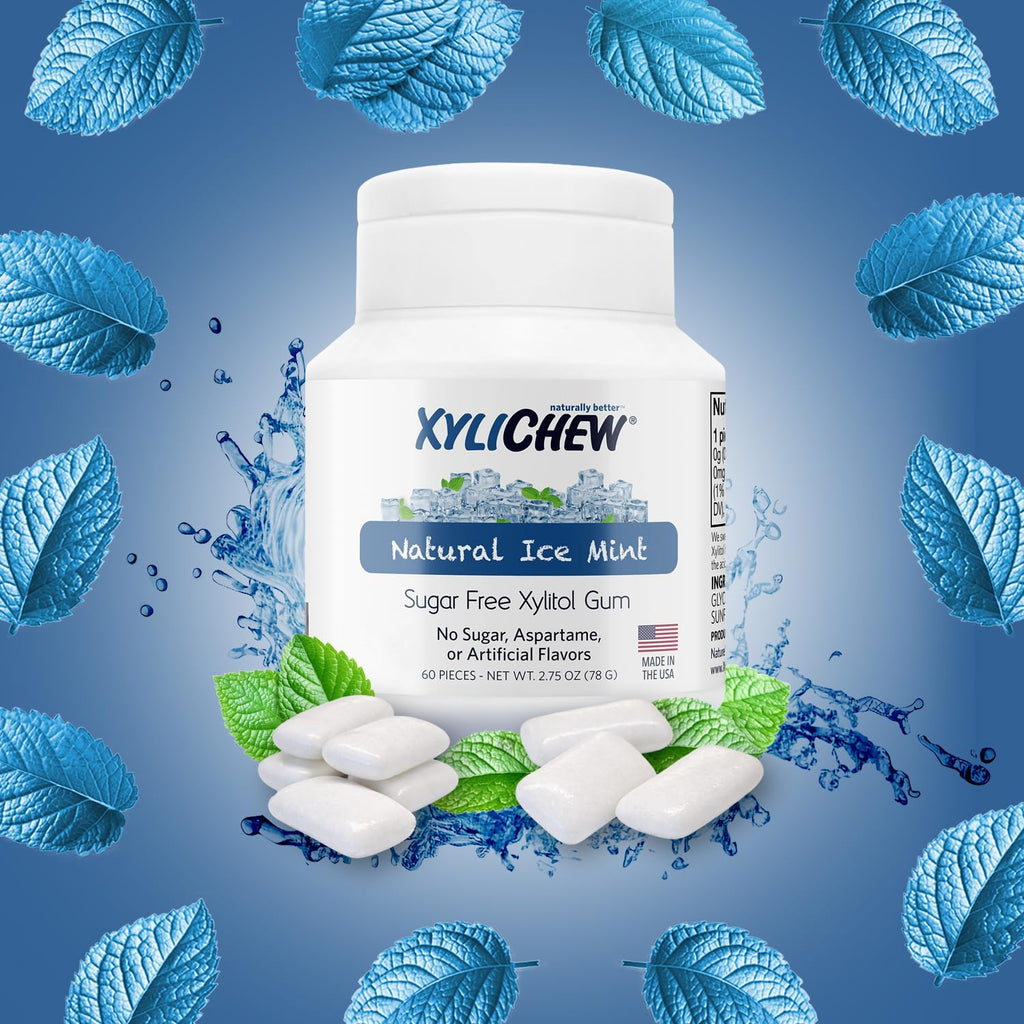 Xylitol Chewing Gum Jars Natural Oral Care