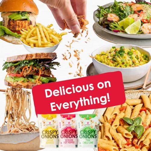Crispy Onions Salad Toppings Crunchy Fried For All-Purpose Seasoning Like Ramen Rice