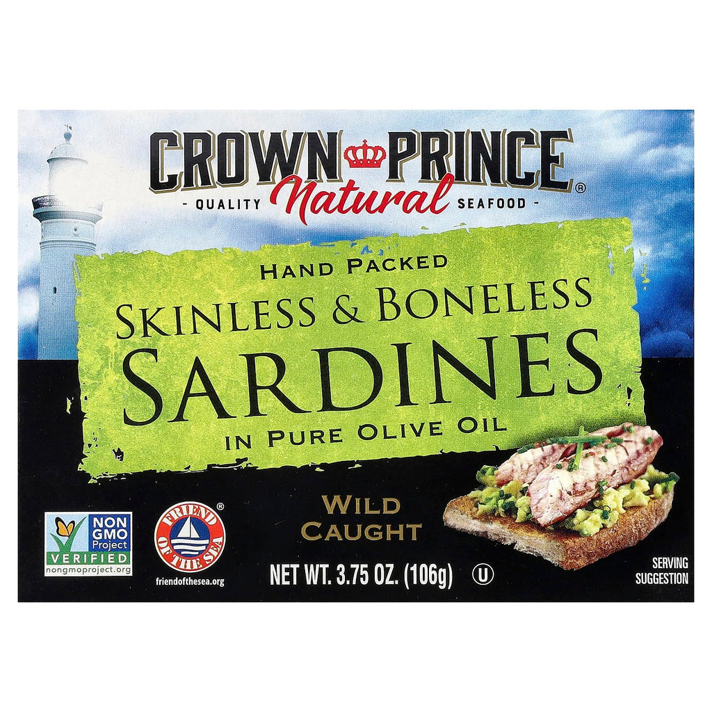 Skinless and Boneless Sardines in Pure Olive Oil