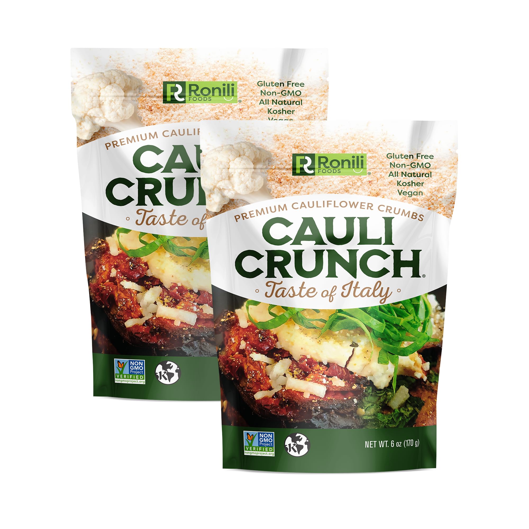 Italian Cauliflower Bread Crumbs – Bread-Free Breadrucmbs Certified + Crumb