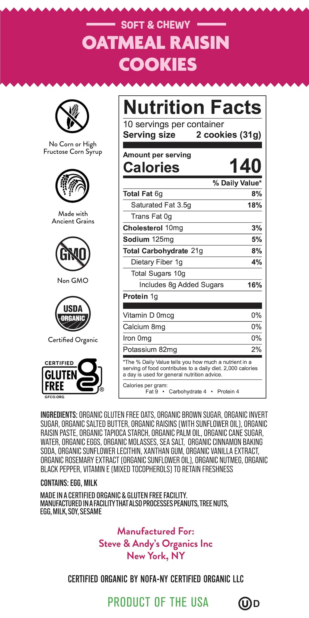 Organic Cookie