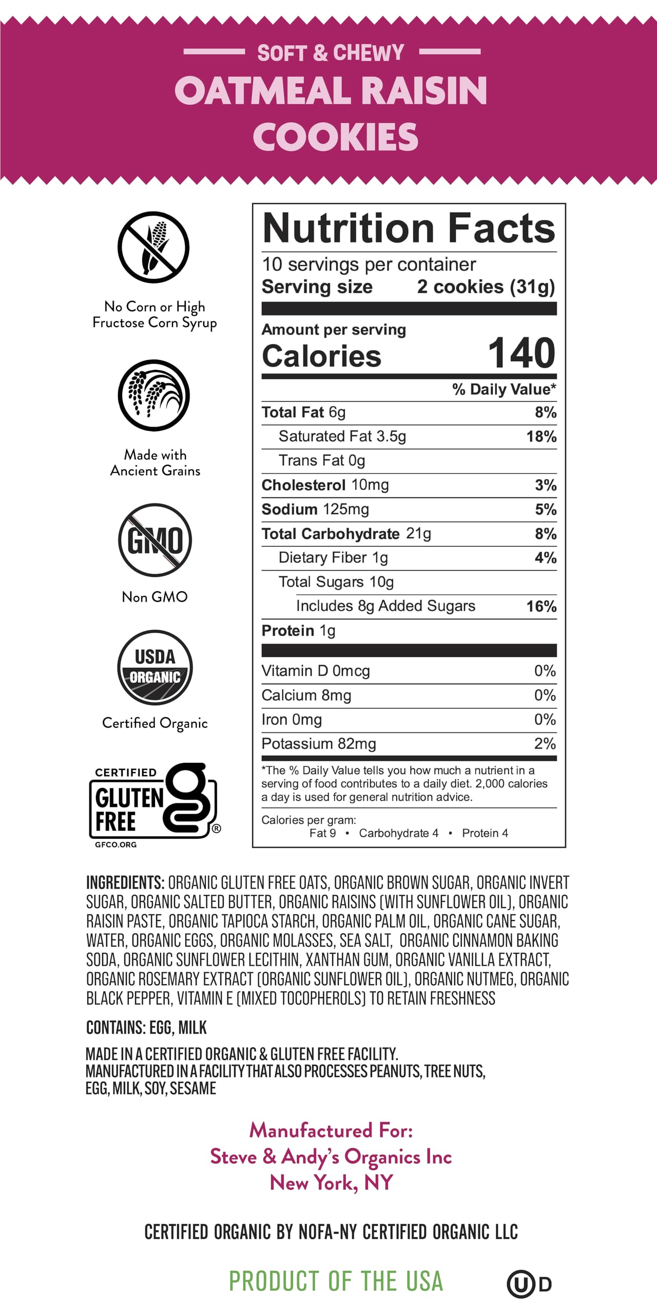 Organic Cookie