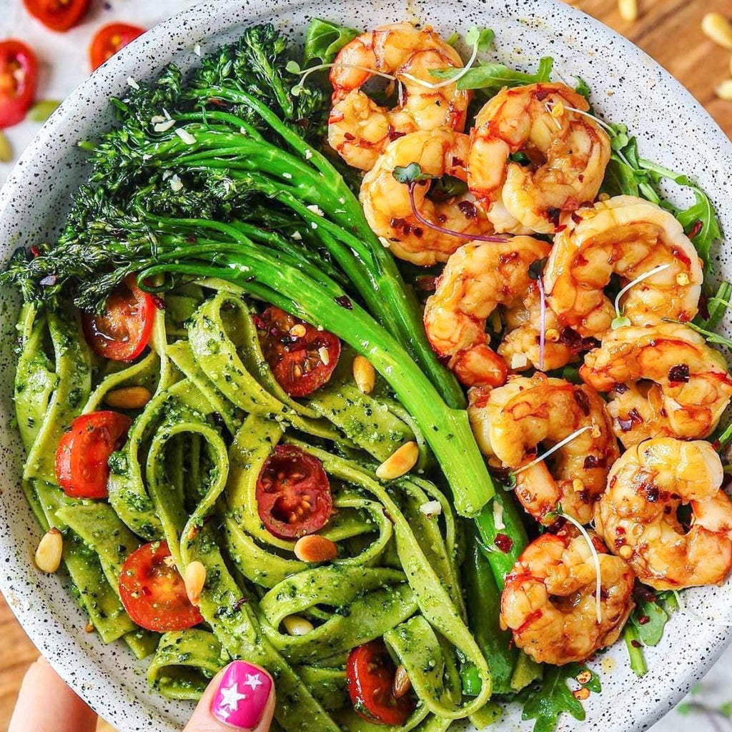 Spinach Fettuccine Fresh Brown Rice Noodles Cook in Just 3 Minutes Pasta
