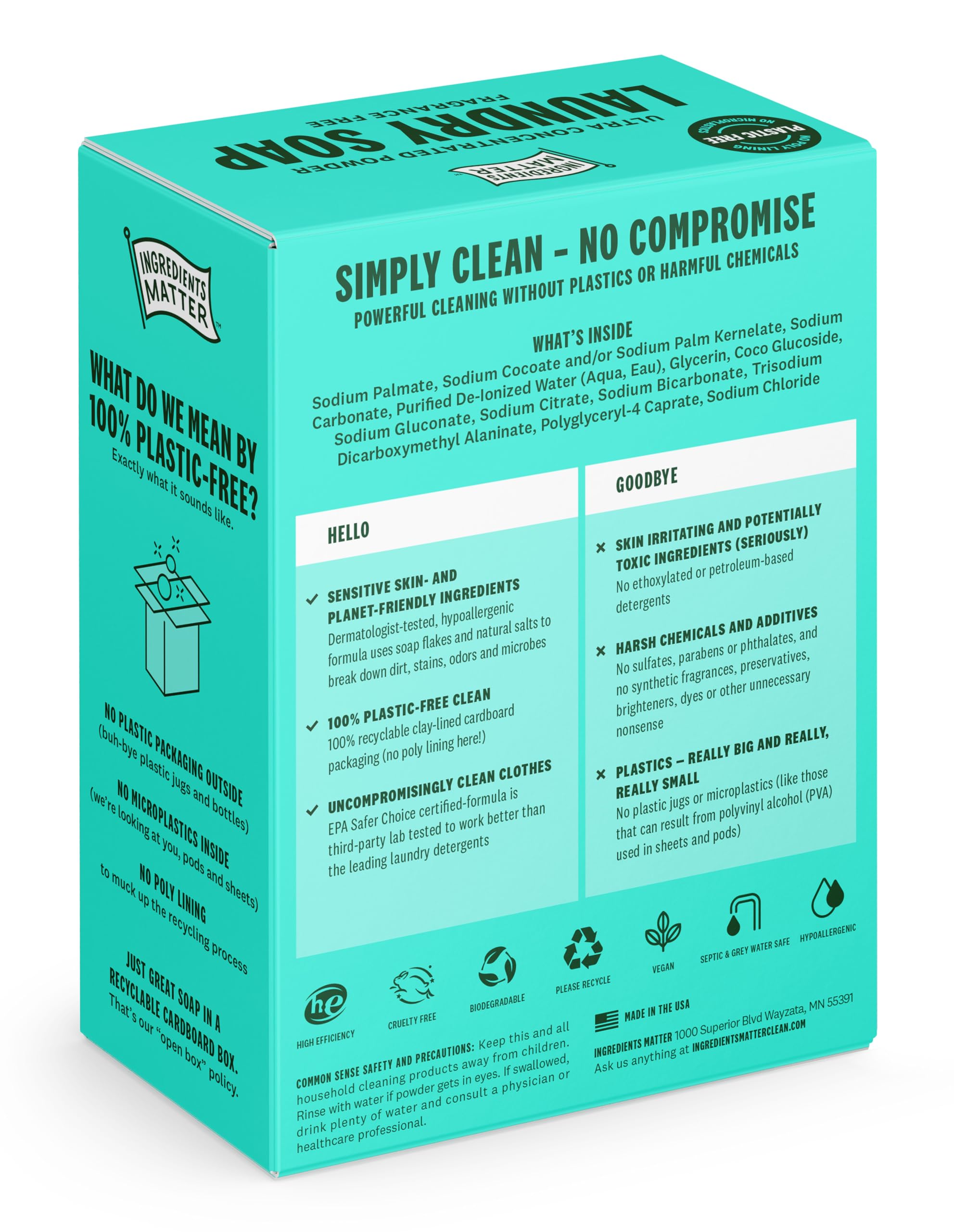 Laundry Soap Powder Fragrance Free