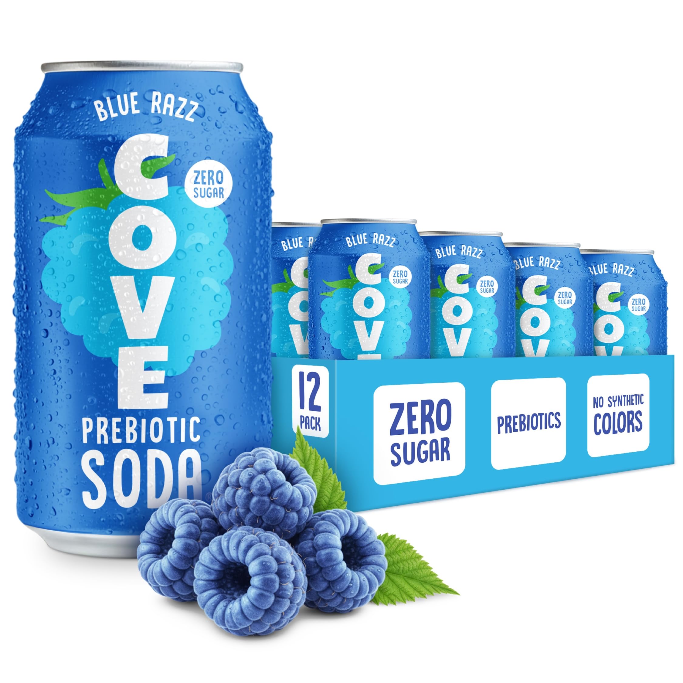 Cove Probiotic Zero Sugar Better-For-You Alternative Refreshing Delicious Drink Soda