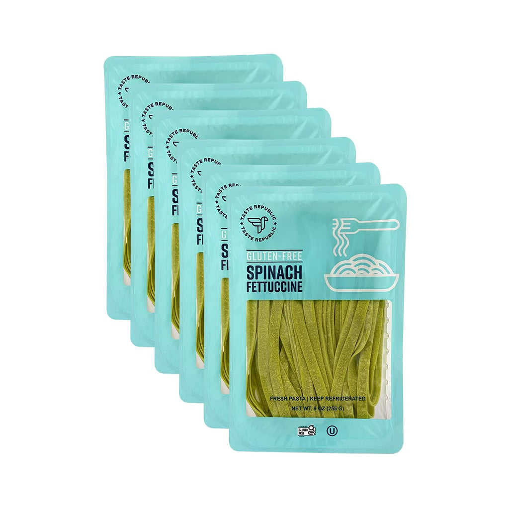 Spinach Fettuccine Fresh Brown Rice Noodles Cook in Just 3 Minutes Pasta