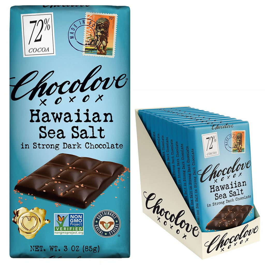 Almonds & Sea Salt Dark Chocolate Bars