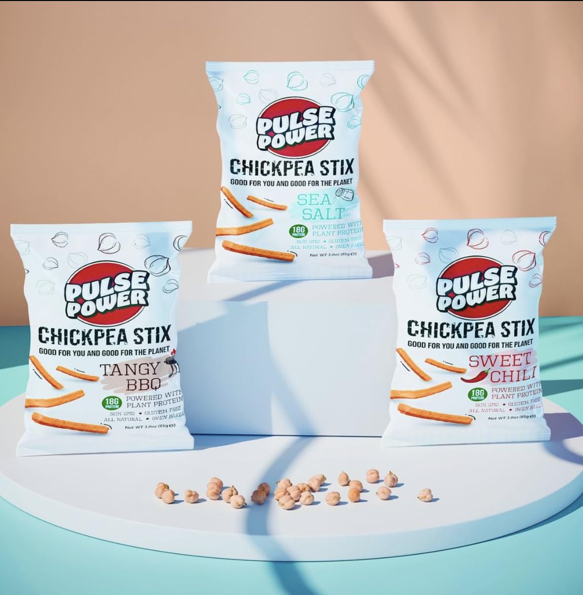 Chickpea Stix Crunchy Snacks