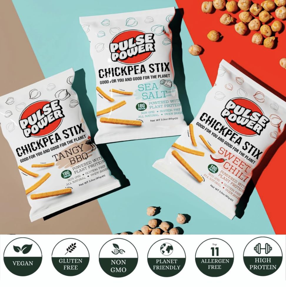 Chickpea Stix Crunchy Snacks