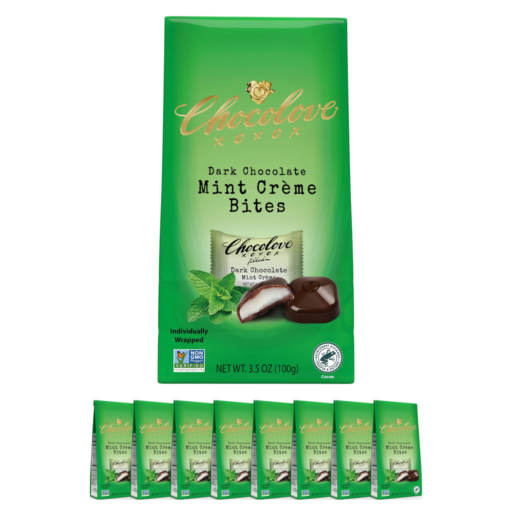 Mint Crème Chocolate Bites