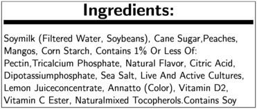 Yogurt Soy Vanilla