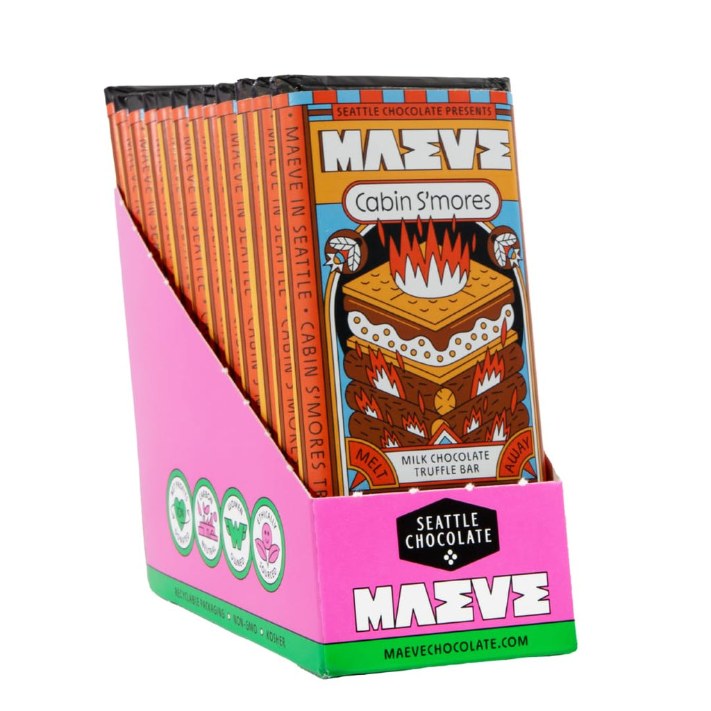 Maeve Chocolate Cabin S'mores Truffle Bar