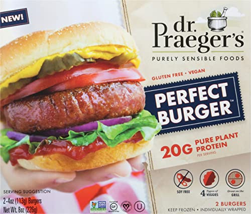 Dr Praeger''s Perfect Burgers Made with Sunflower Oil Pure Protein Soy