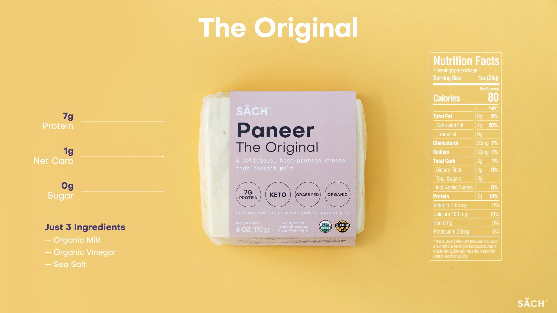 Paneer Grass-Fed Protein