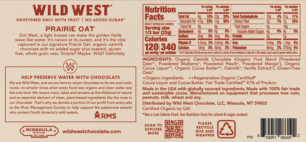 Wild West Chocolate Bars